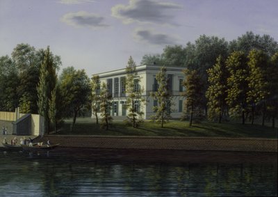 Der neue Pavillon in den Gärten des Schlosses Charlottenburg, ca. 1824-25 von Johann Wilhelm Gottfried Barth